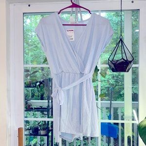 Baby blue romper